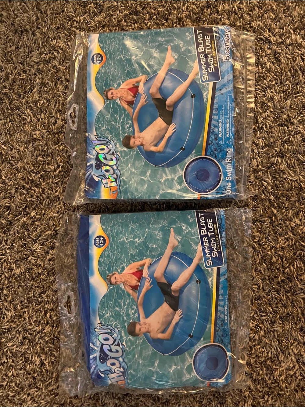 Summer Blast Kids Swim Tube - Blue